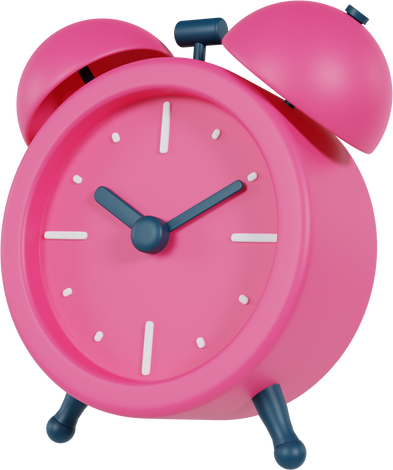 Pink Alarm Clock